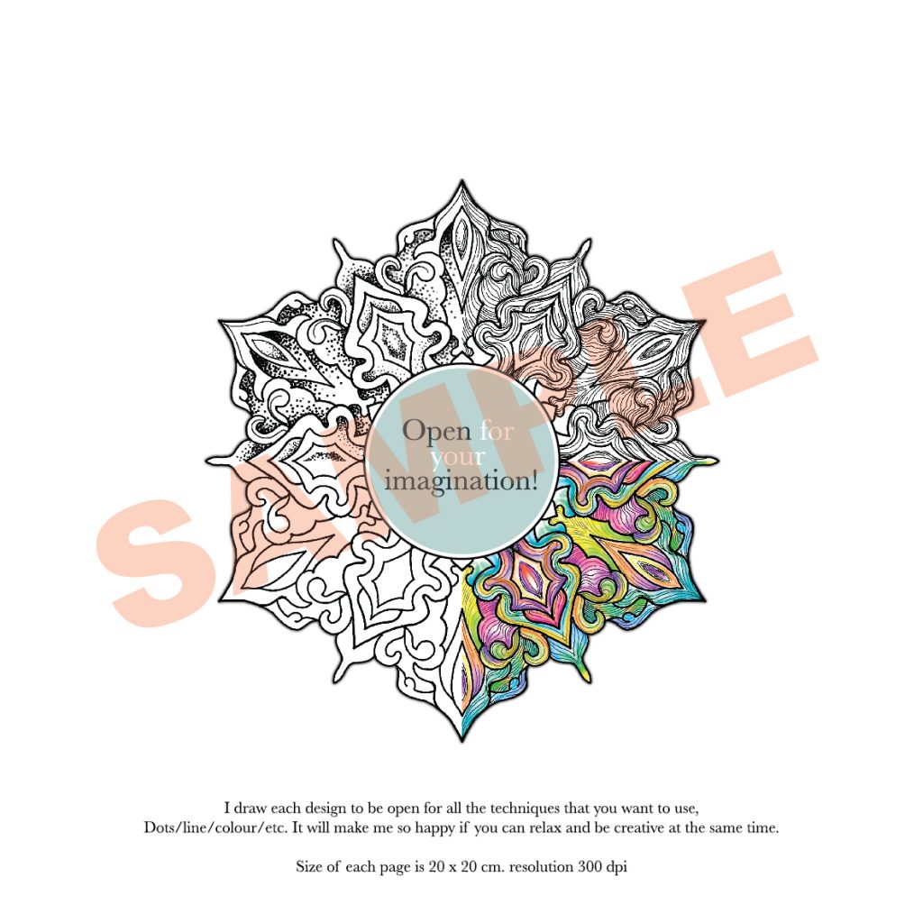 Mandala Colouring book vol.1